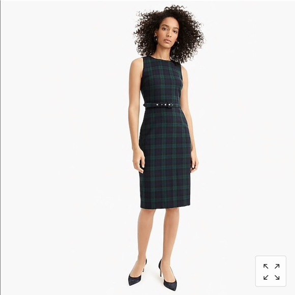 J. Crew Dress Plaid - Picture 1 of 3